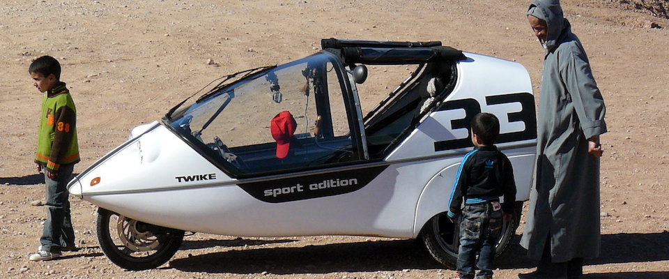 Das erste zugelassene E-Fahrzeug in Marokko: Das TWIKE
